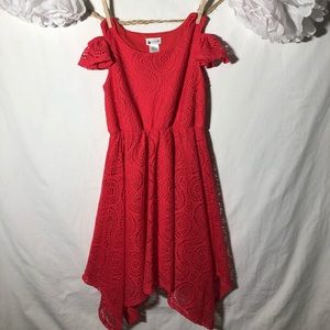 Emily West Coral Casual Summer Dress